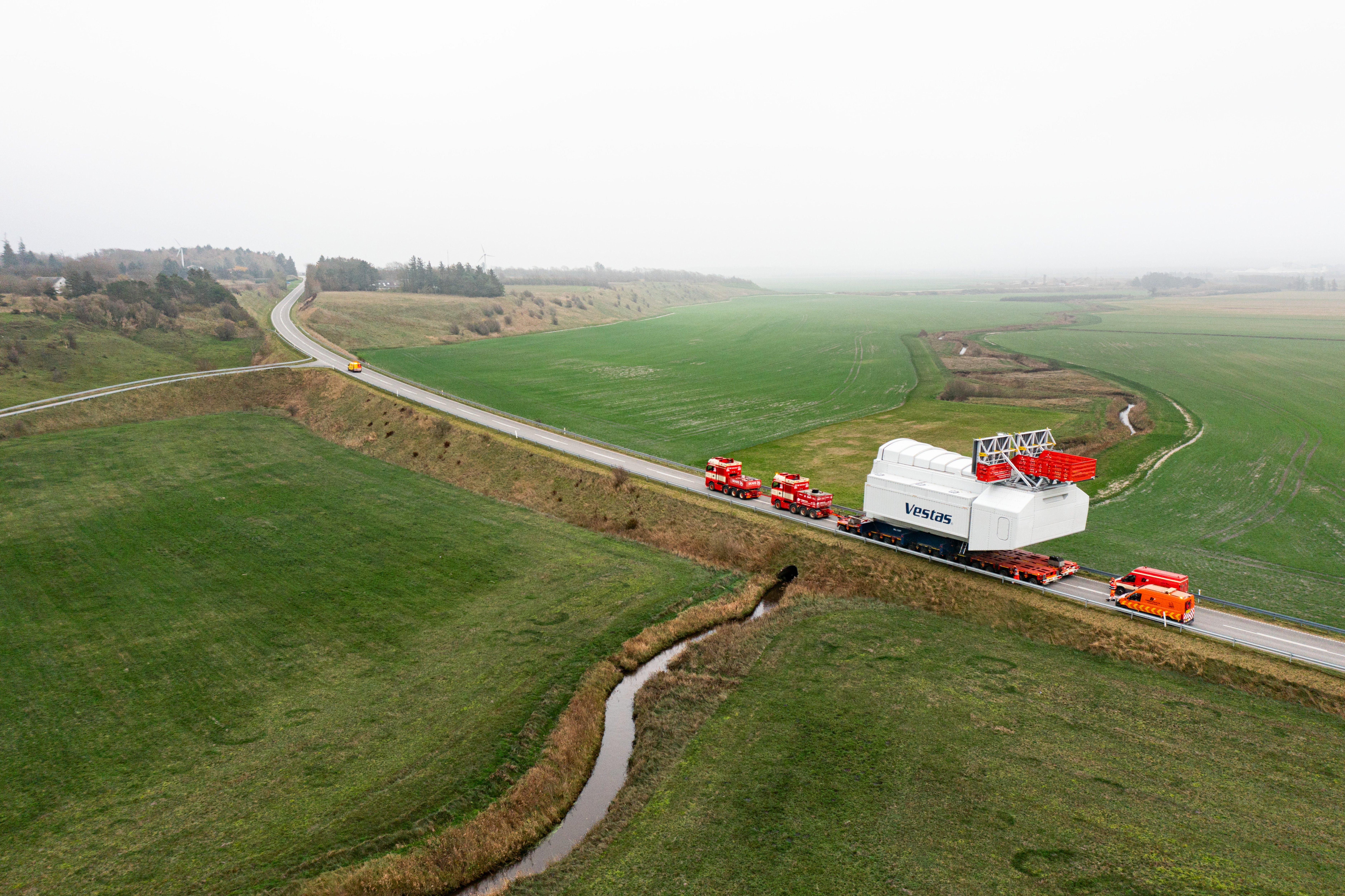 V236-15.0 MW, transport, Østerild, Denmark